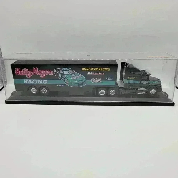 Vintage 1993 Racing Champions NASCAR Team Transporter Heilig Meyers Mike Wallace - Picture 1 of 15